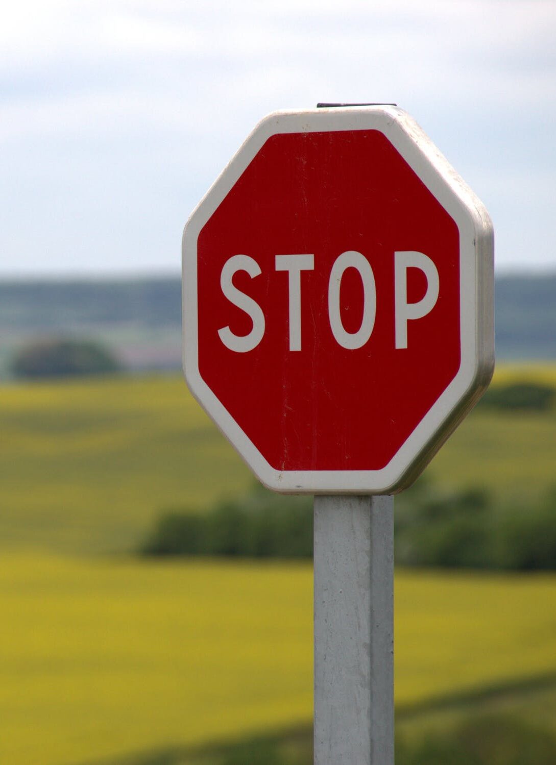 stop panneau signalisation